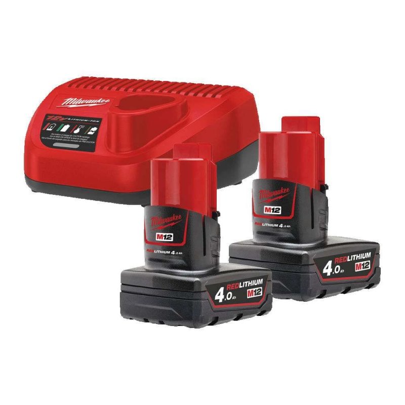 Milwaukee M12NRG - 402 sada akumulátorů 12V/4Ah